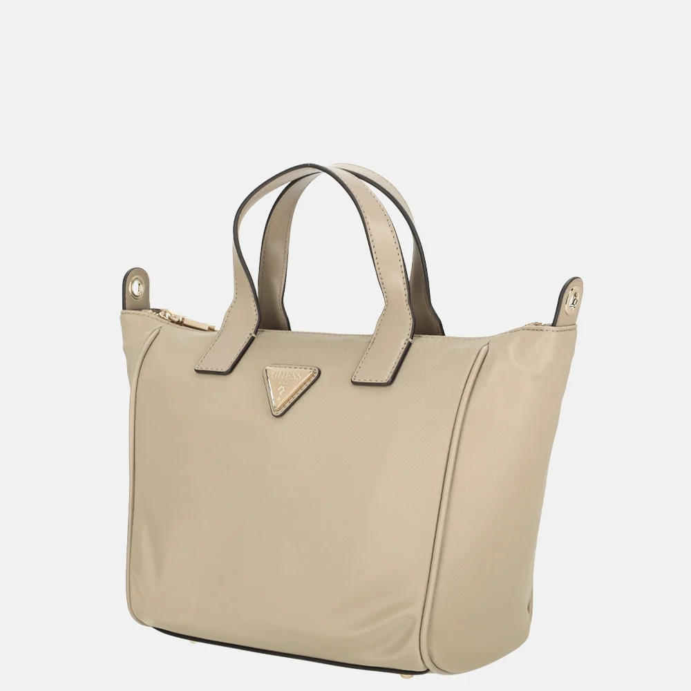 Guess Follie tote handtas S taupe bij Duifhuizen