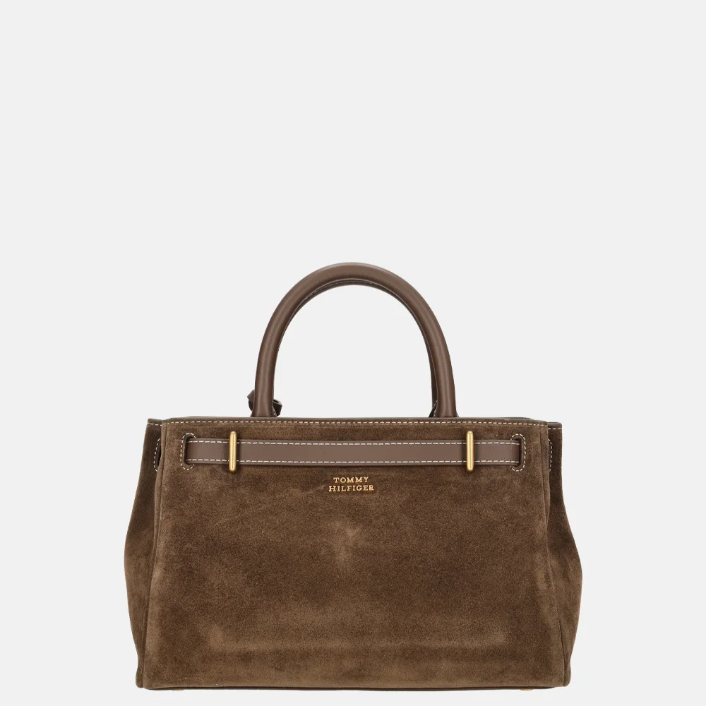 Tommy Hilfiger American Icon mini shopper legacy brown bij Duifhuizen