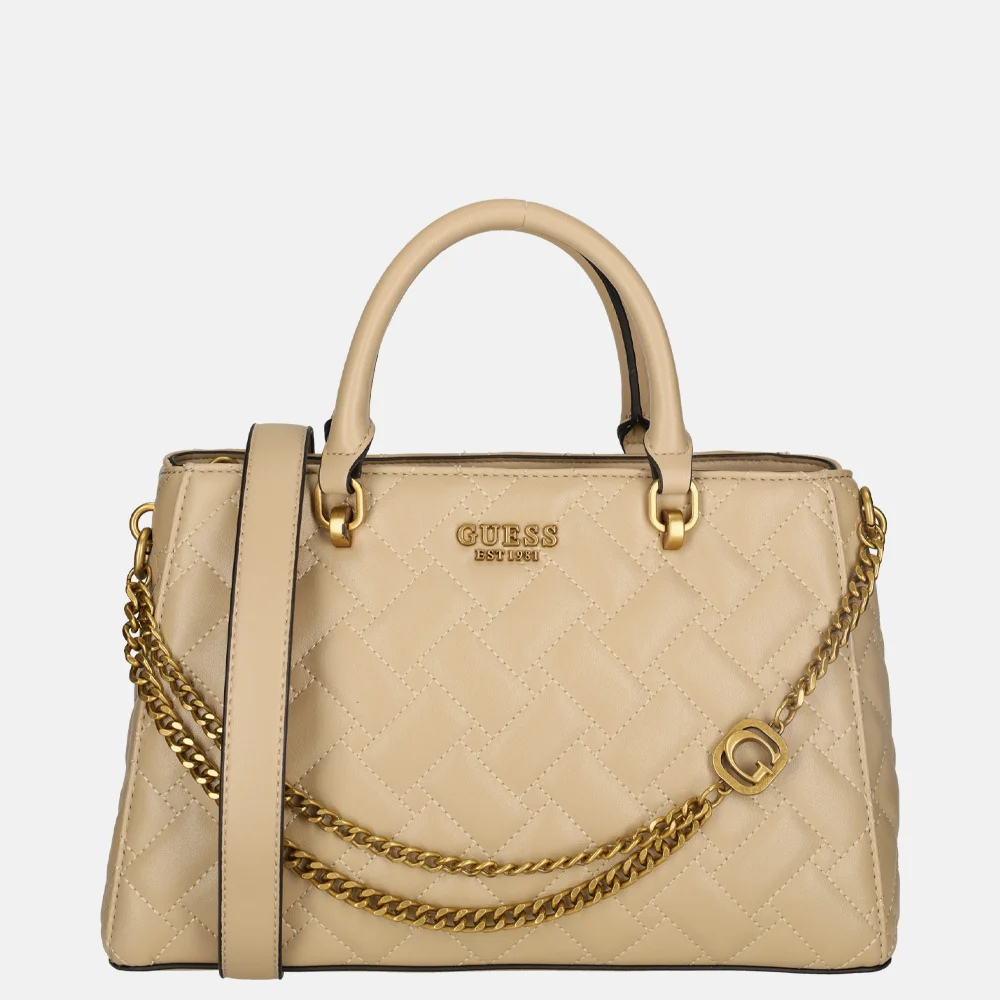 Guess Gracelynn girlfriend handtas satchel beige