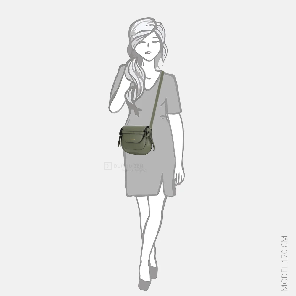 Smaak Amsterdam Clint crossbody tas pine bij Duifhuizen