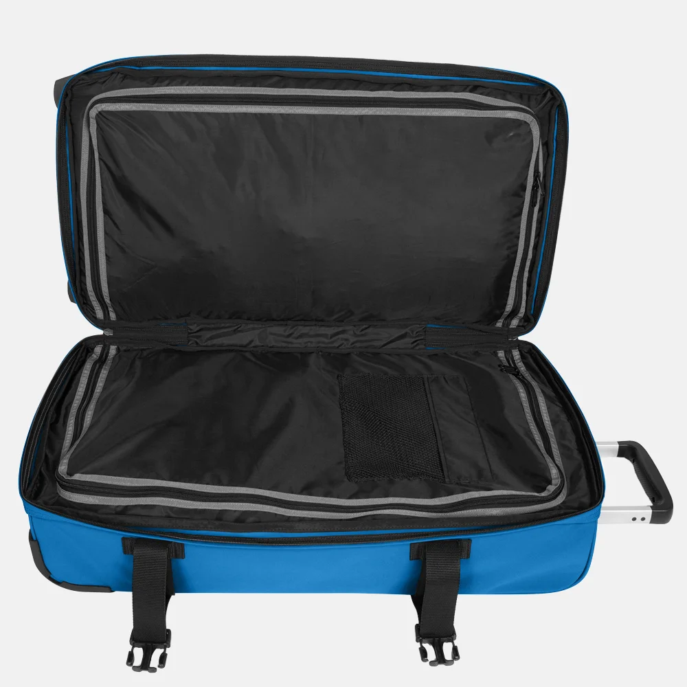 Eastpak Tranverz reistas op wielen L aurora blue bij Duifhuizen
