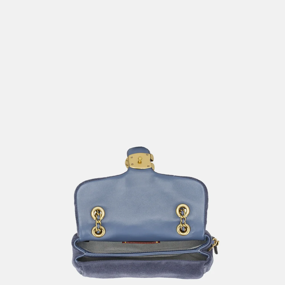 Coach Tabby Quilted schoudertas 20' light denim bij Duifhuizen