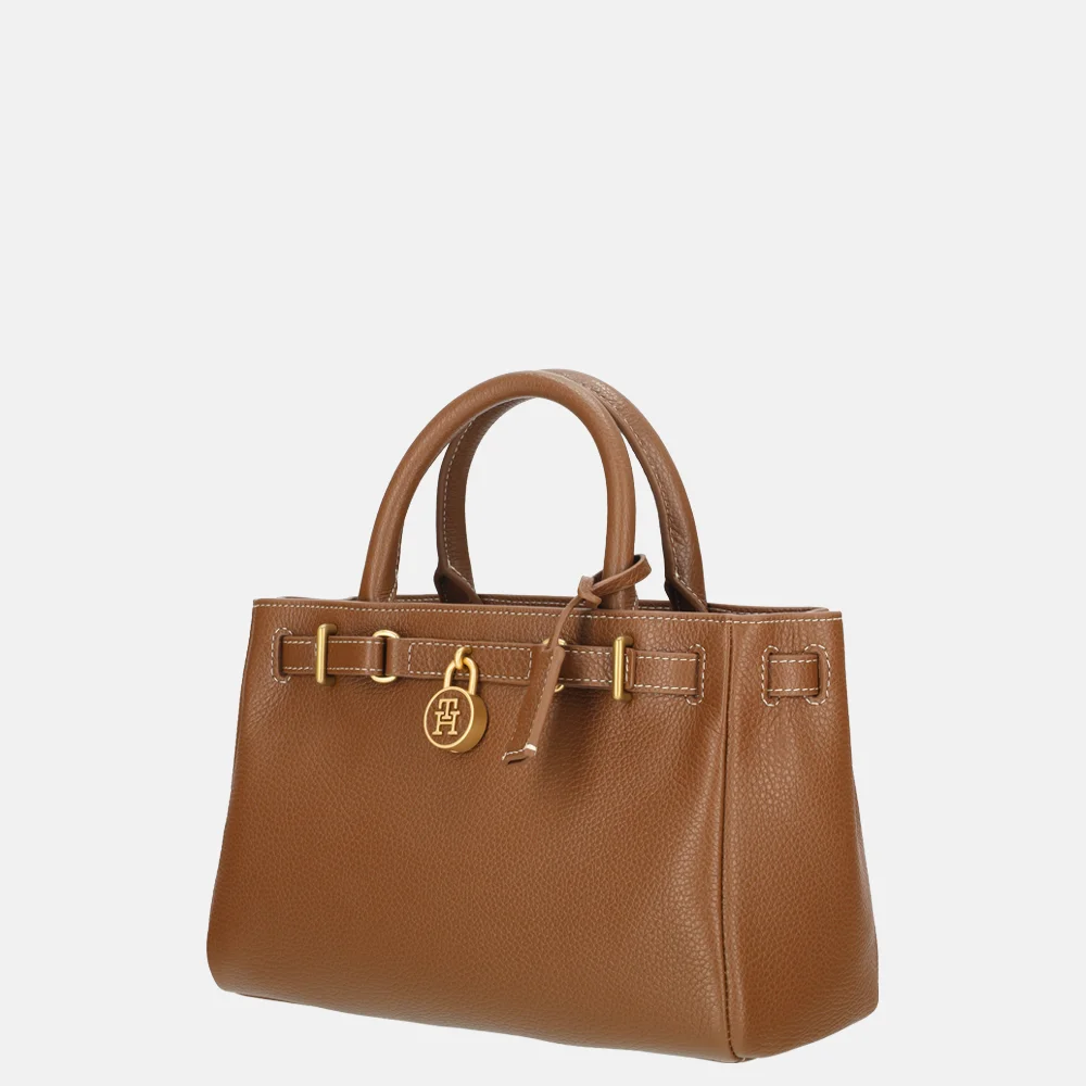Tommy Hilfiger American Icon mini handtas cognac bij Duifhuizen