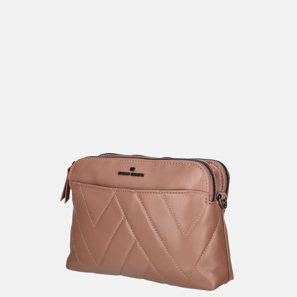 Enrico Benetti Evie crossbody tas oudroze bij Duifhuizen