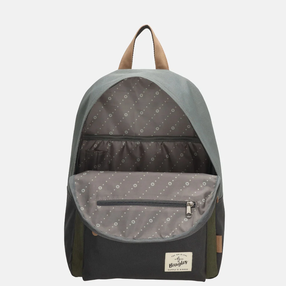 Beagles Colorblock kinderrugzak grijs bij Duifhuizen