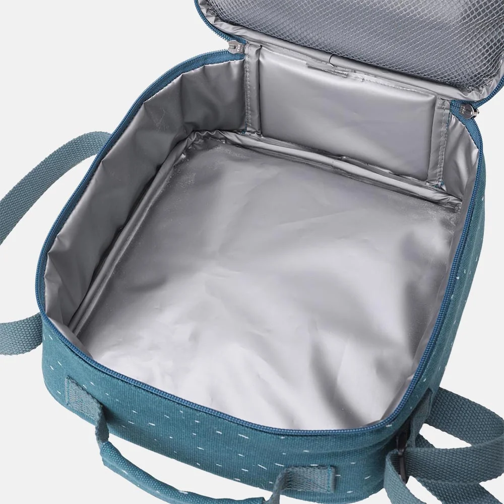 Trixie thermische lunchtas Mr. Triceratops kindertas blauw bij Duifhuizen