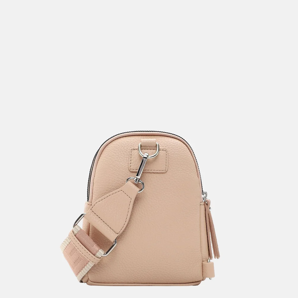 Emily & Noah Elena crossbody tas pink salt bij Duifhuizen