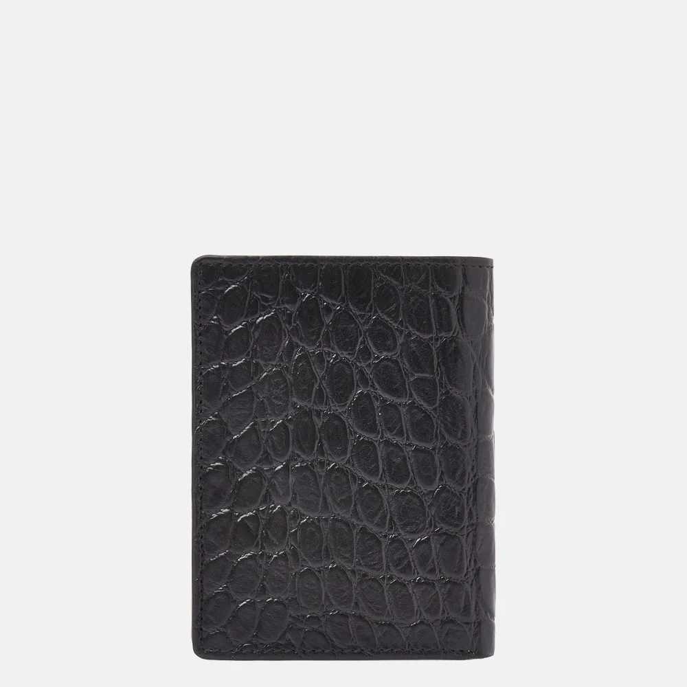 Castelijn en Beerens billfold croco black bij Duifhuizen