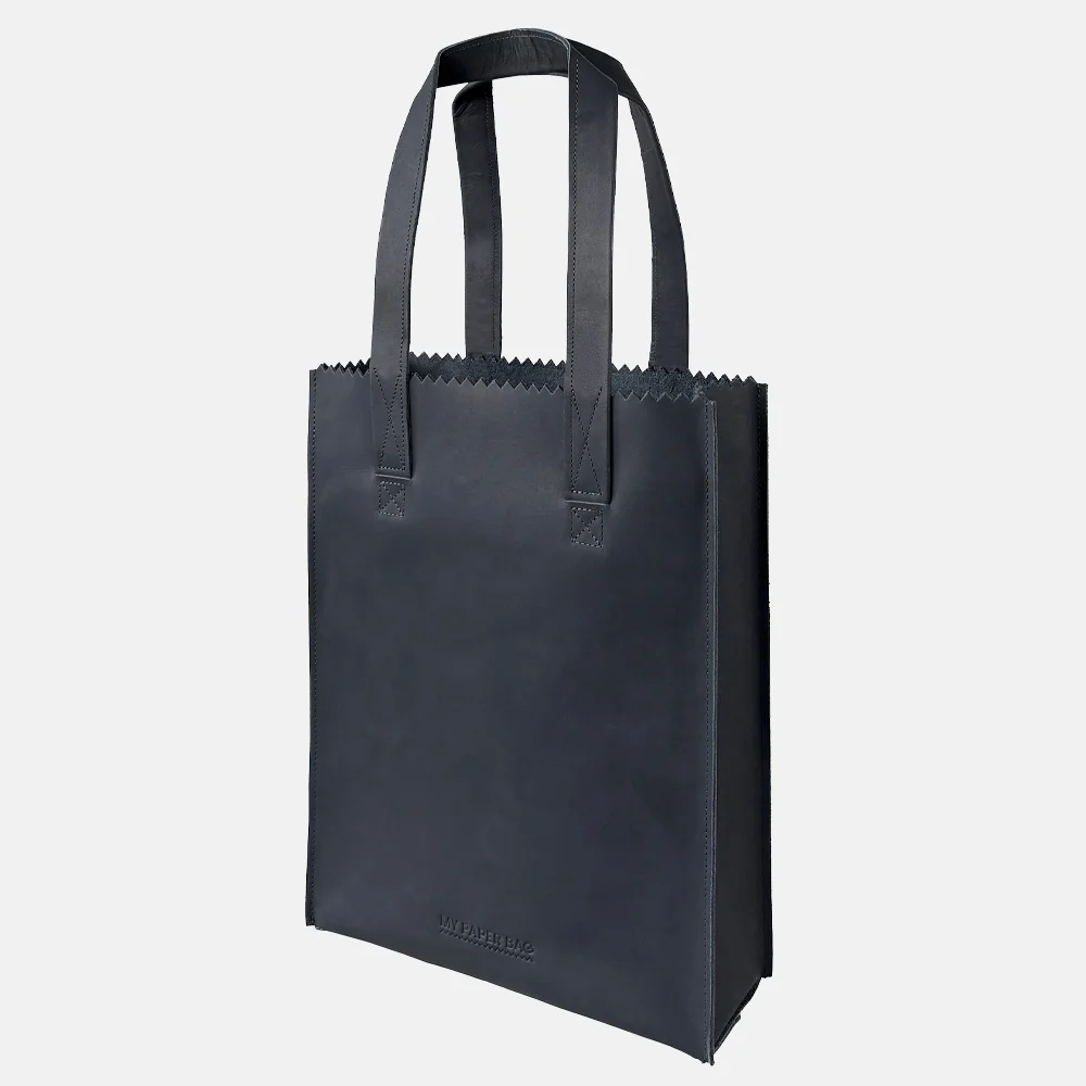My paper bag shopper vintage black bij Duifhuizen