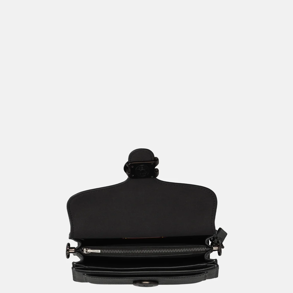 Coach Tabby pebble schoudertas 20' black bij Duifhuizen