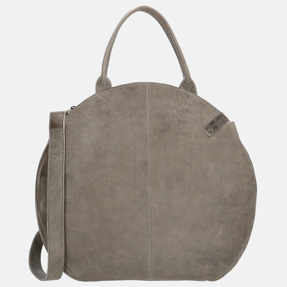 Micmacbags Côte d' Azur shopper mid grey bij Duifhuizen
