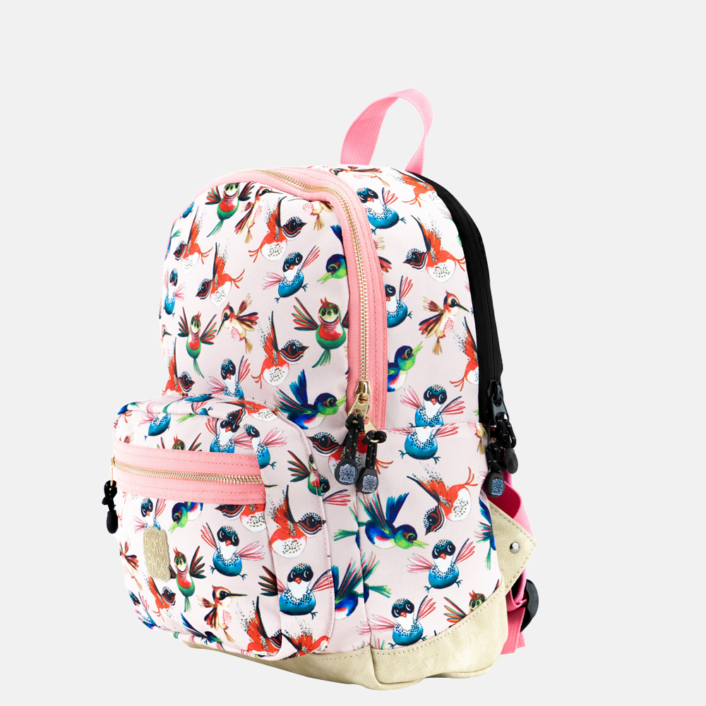 Pick & Pack Birds kinderrugzak M soft pink bij Duifhuizen
