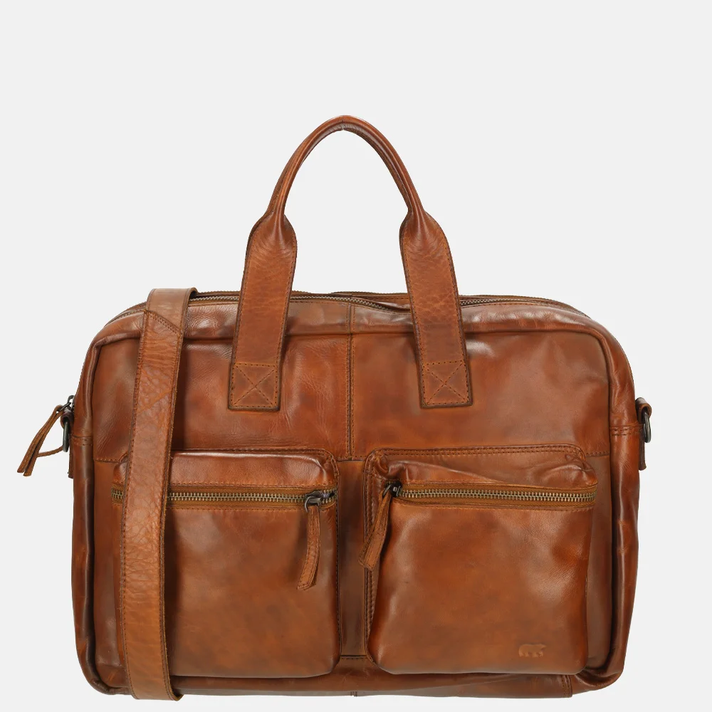 Bear Design laptoptas cognac