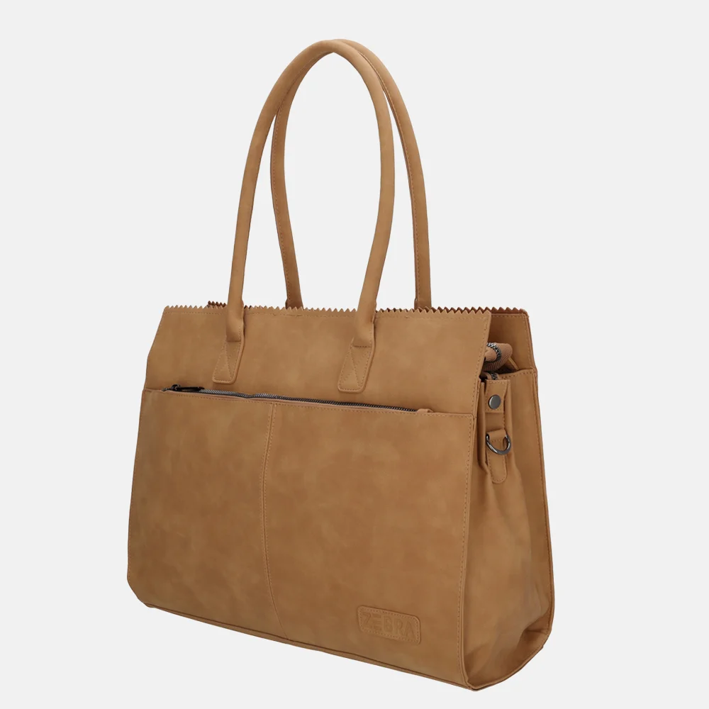 Zebra Trends shopper 15 inch camel bij Duifhuizen