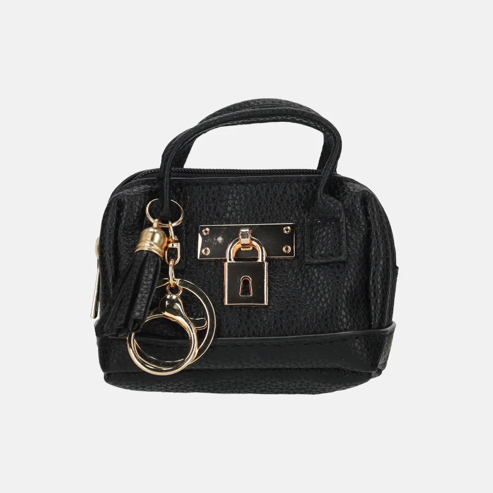 Beagles bag charm/tassenhanger zwart