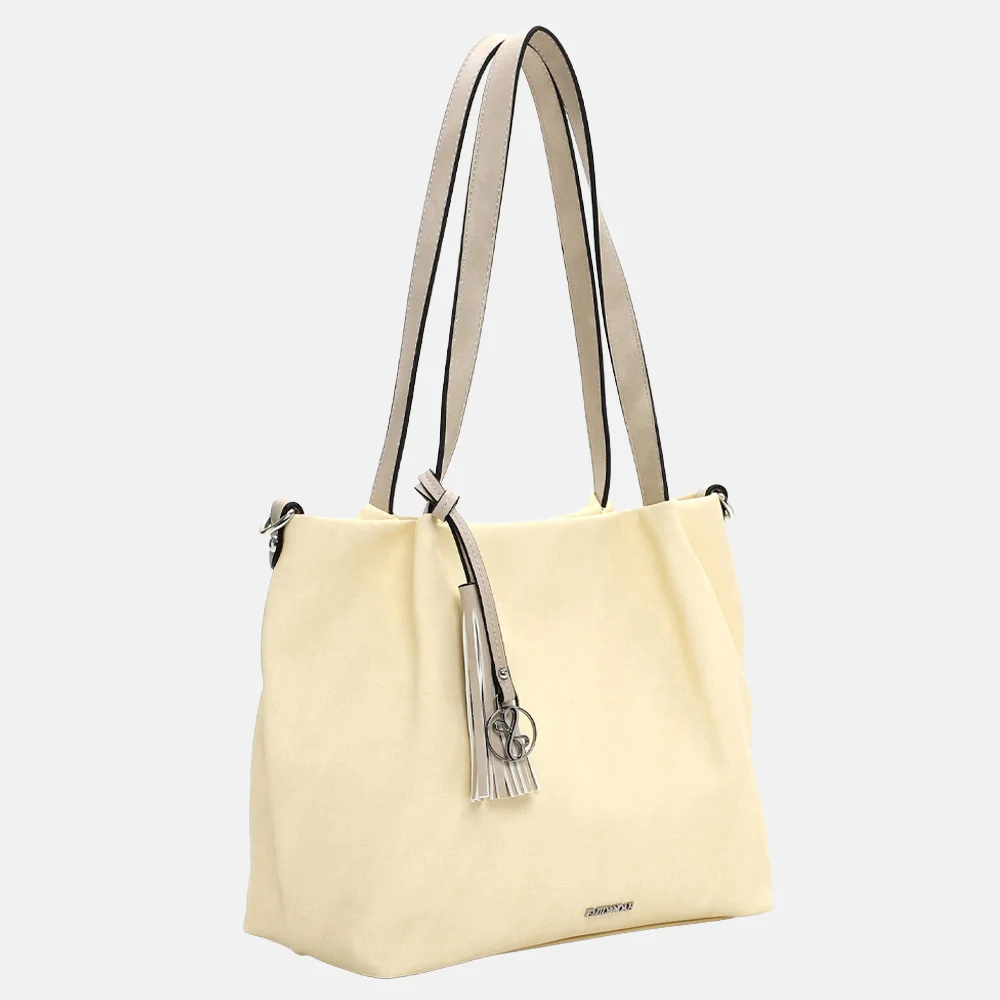 Emily & Noah Eva shopper light yellow bij Duifhuizen