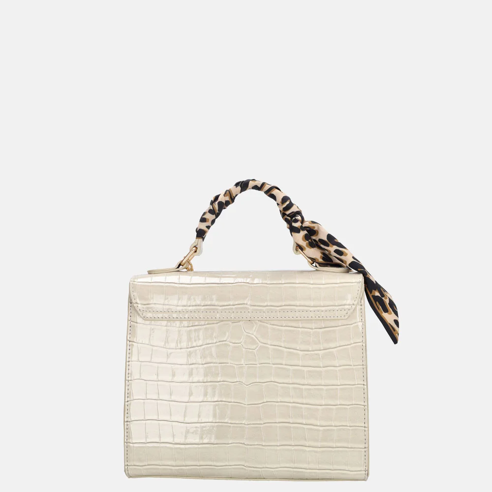 Charm London Knightsbridge handtas croco lak beige bij Duifhuizen