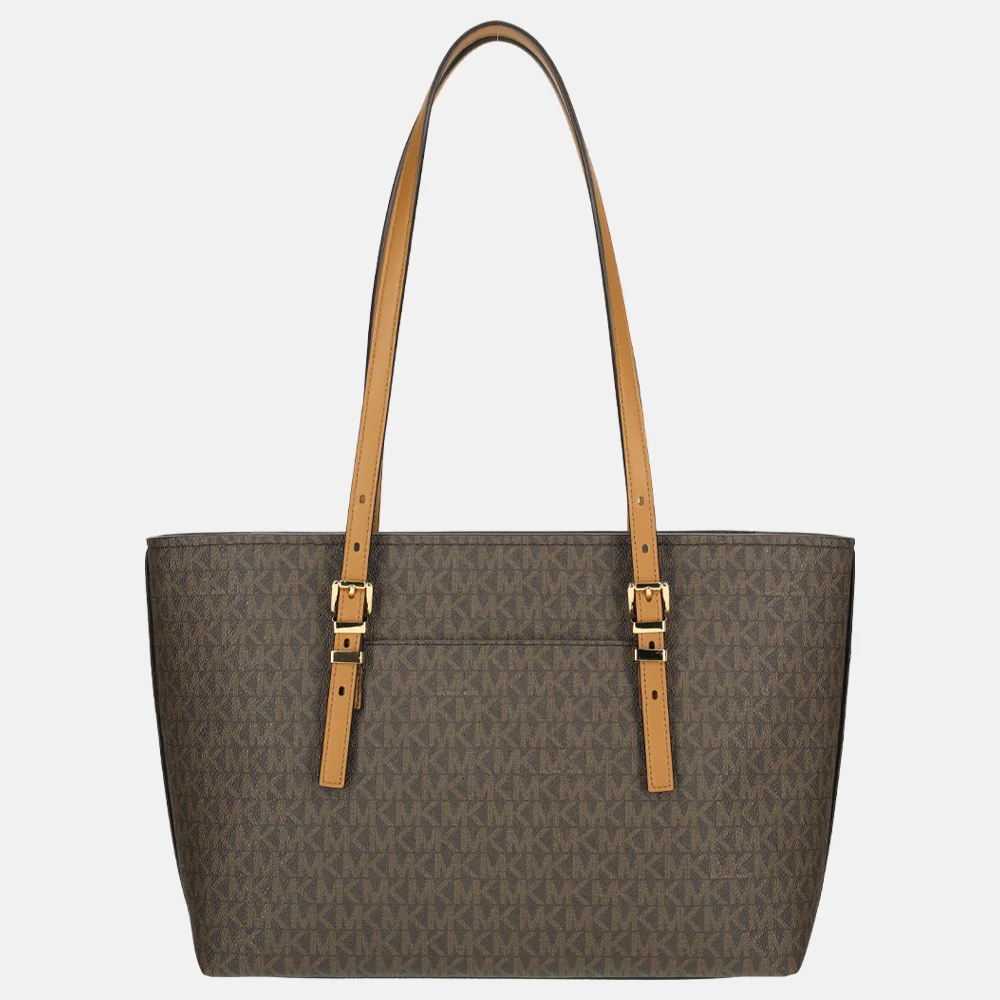 Michael Kors Quinn shopper M brown/acorn bij Duifhuizen
