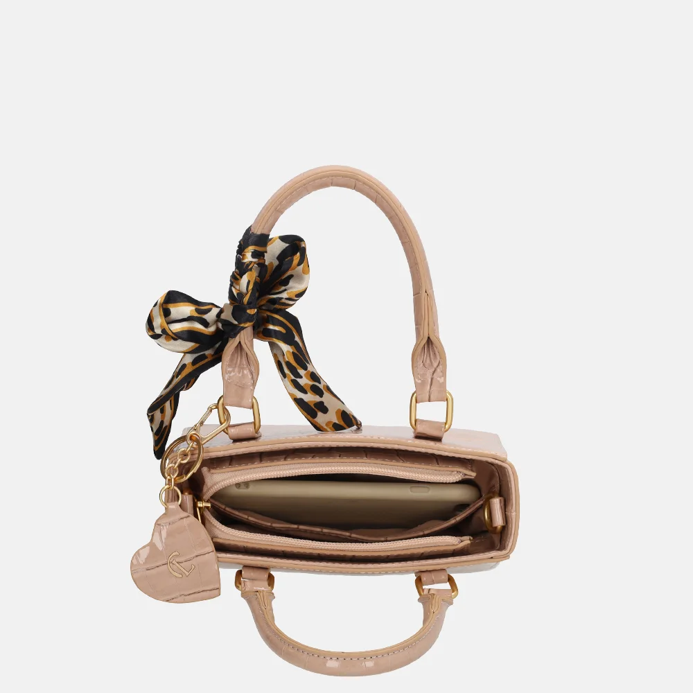 Charm London Knightbridge handtas oudroze bij Duifhuizen