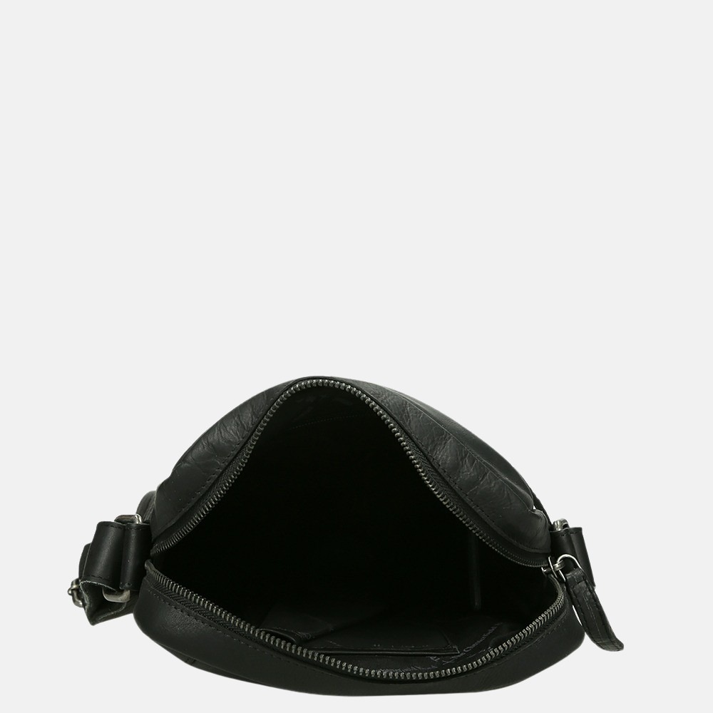 Chesterfield Dessau schoudertas black bij Duifhuizen