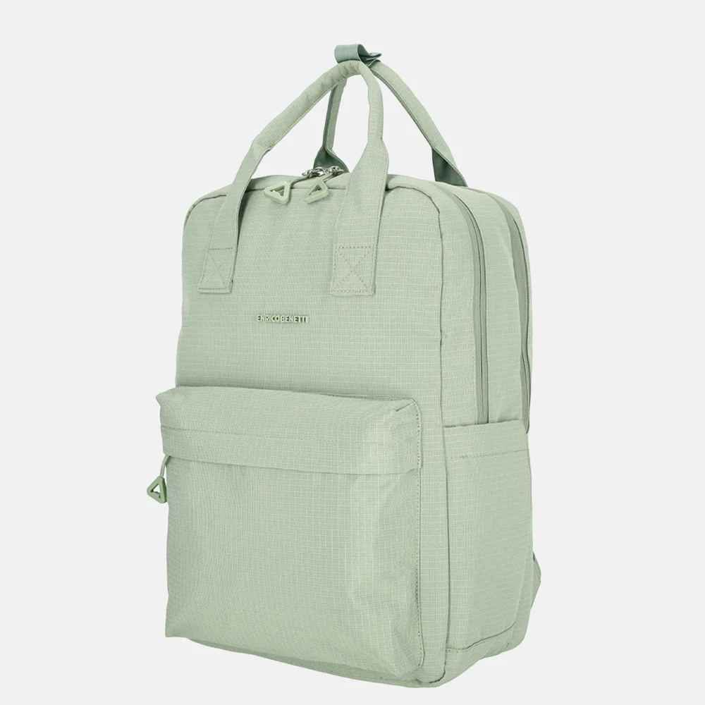 Enrico Benetti Luzern rugzak 2 vaks 17 inch mint bij Duifhuizen
