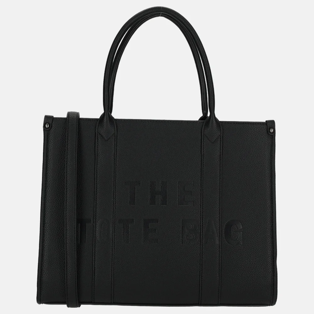 Firenze shopper tote bag L black bij Duifhuizen