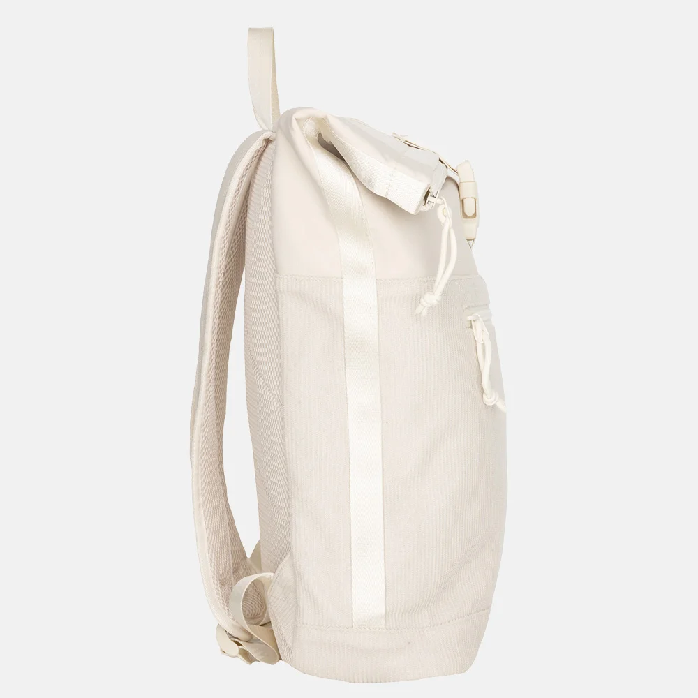 New Rebels New York rugzak rolltop 13 inch beige bij Duifhuizen