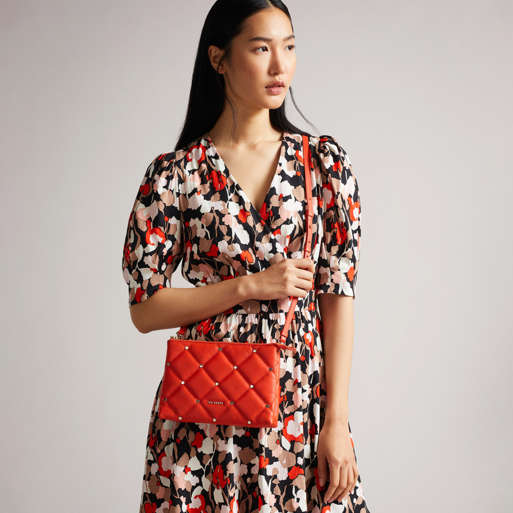 Ted Baker Parrker crossbody tas red bij Duifhuizen
