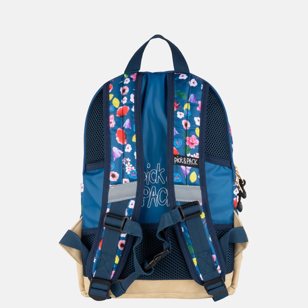 Pick & Pack Field flower kinderrugzak M navy bij Duifhuizen