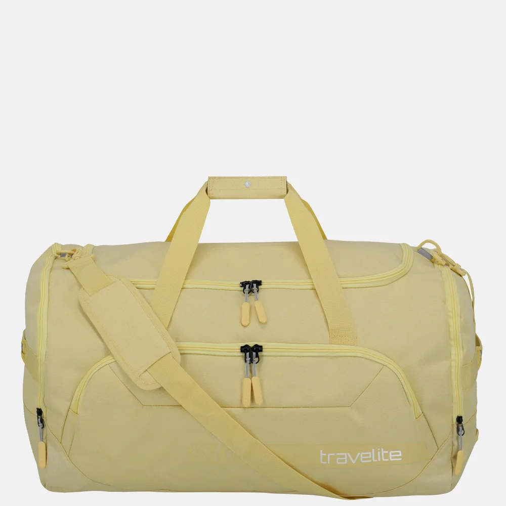 Travelite Kick Off Duffle reistas L yellow bij Duifhuizen