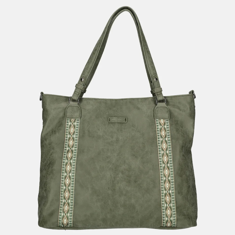 Enrico Benetti Indy shopper olive bij Duifhuizen