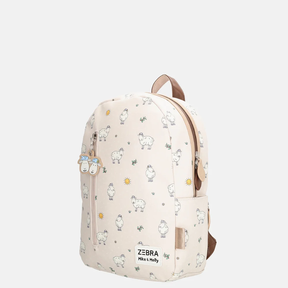 Zebra Trends x Mike & Molly kinderrugzak creme bij Duifhuizen
