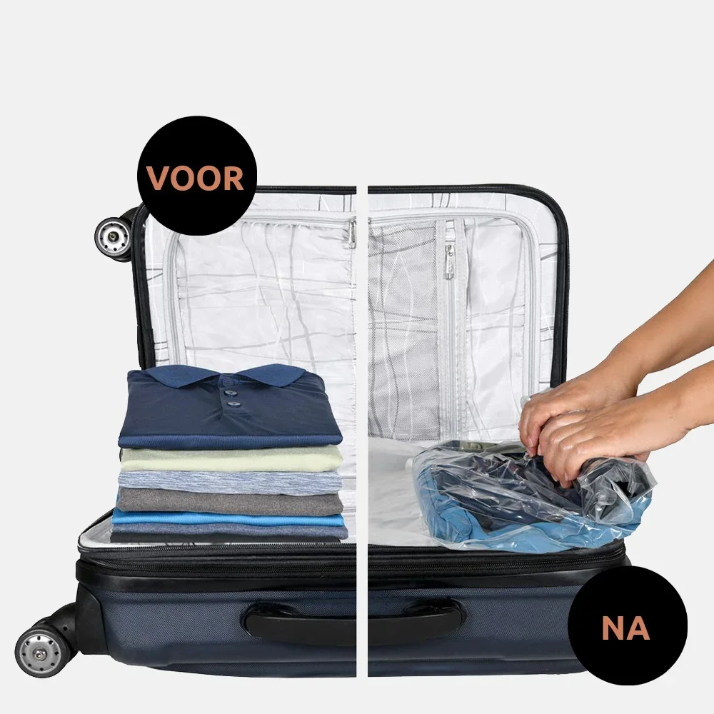 Spacebuddy 7-delig set incl travelbags inpakaccessoire bij Duifhuizen