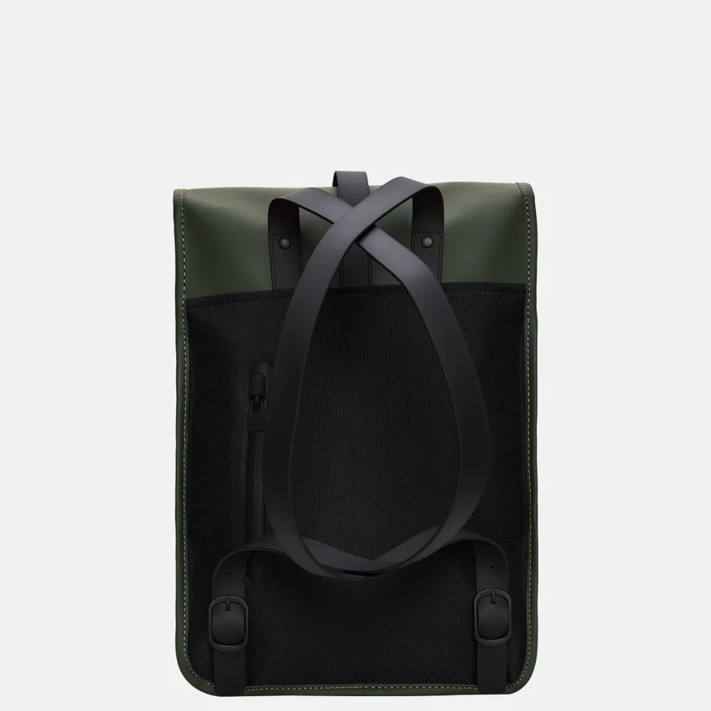 Rains Mini Backpack rugzak 13 inch green bij Duifhuizen