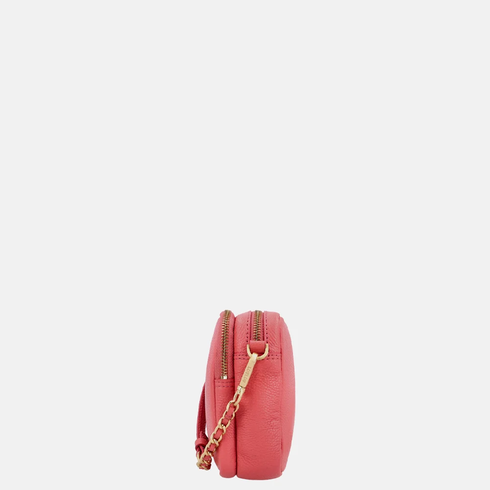 Loulou Essentiels Emilie crossbody tas grapefruit bij Duifhuizen