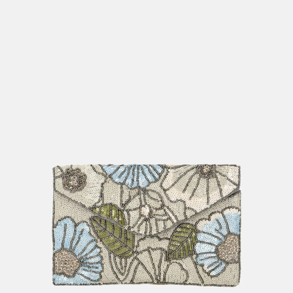 Bulaggi flower clutch creme bij Duifhuizen