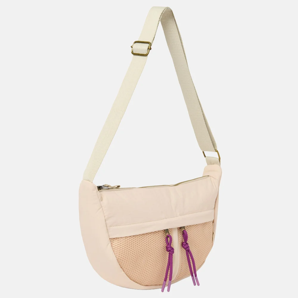 Studio Noos Patchwork fanny pack crossbody tas oatmeal bij Duifhuizen