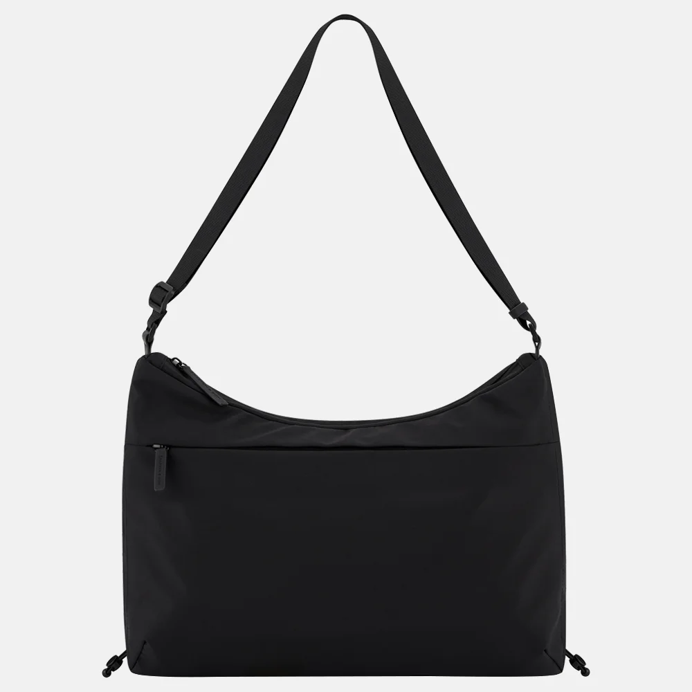 Kapten & Son Skara Large crossbody tas all black bij Duifhuizen