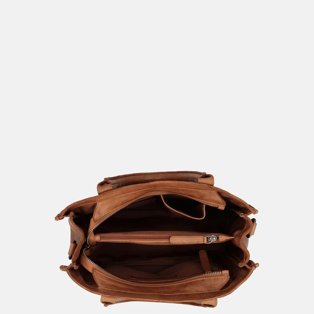 Hide & Stitches Country handtas M camel bij Duifhuizen