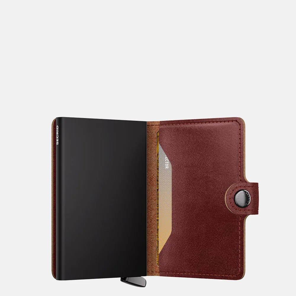 Secrid Premium Miniwallet pasjeshouder Basco Brown + bij Duifhuizen