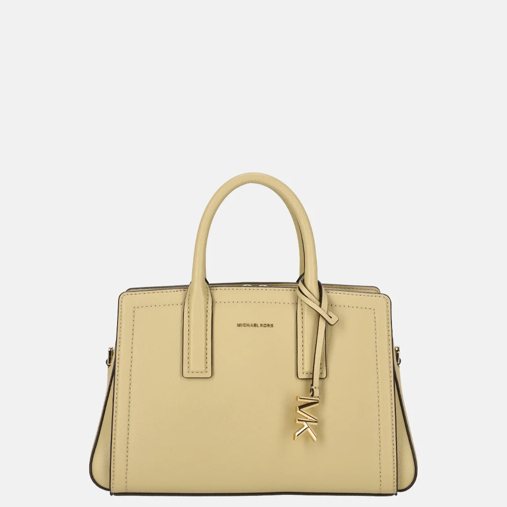 Michael Kors Laila satchel handtas S khaki bij Duifhuizen