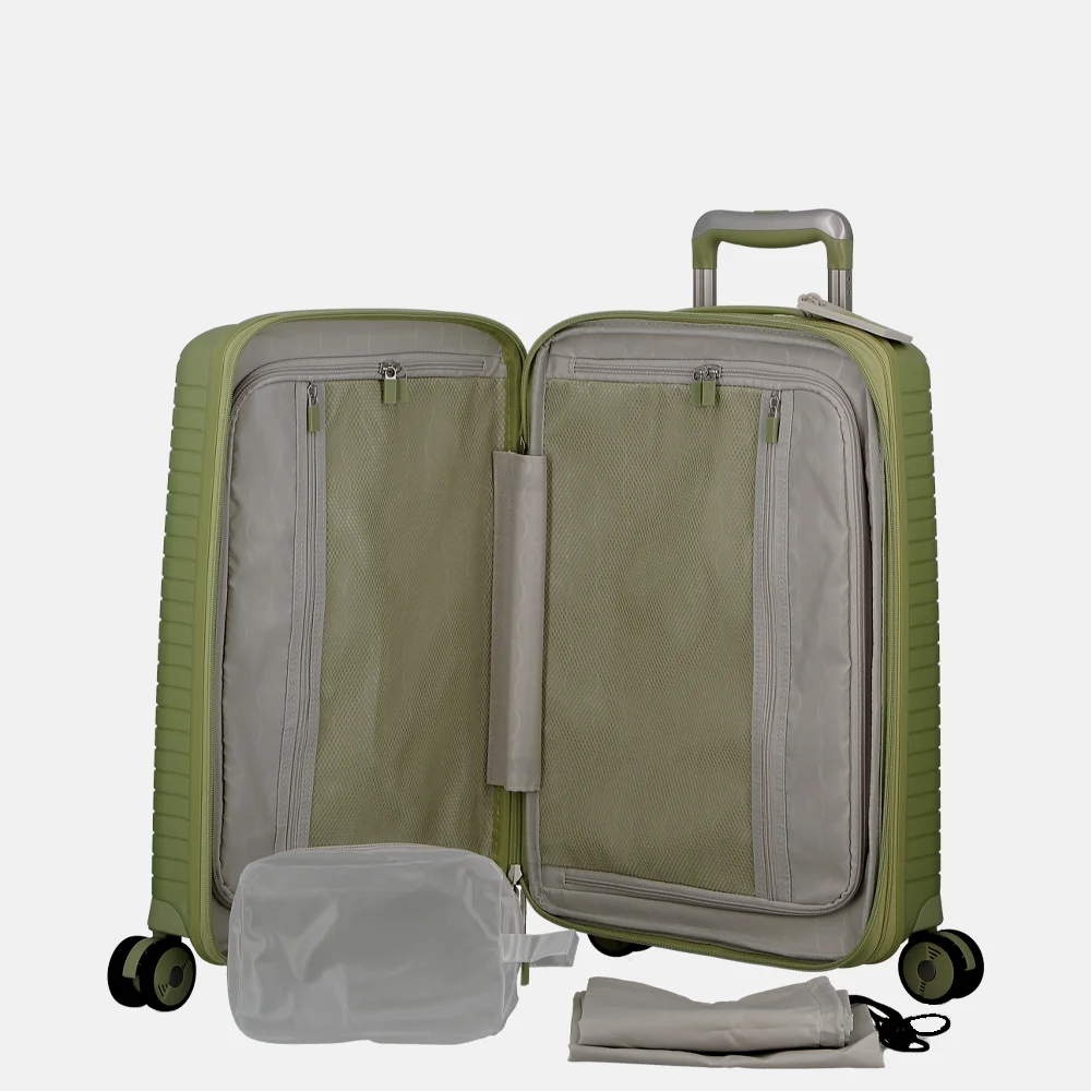 Jump Evae handbagage koffer 55 cm expandable vertclair bij Duifhuizen