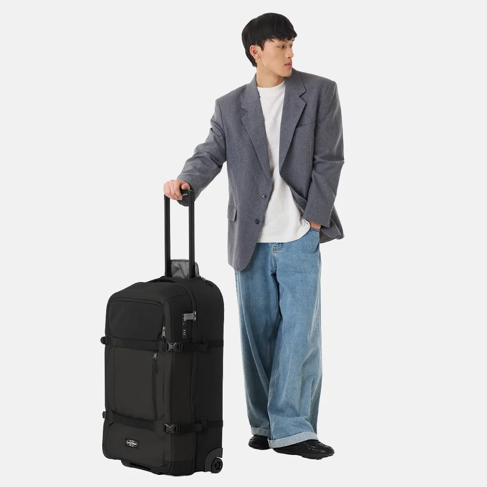 Eastpak Transit'r Pro M reistas op wielen 71 cm zwart bij Duifhuizen