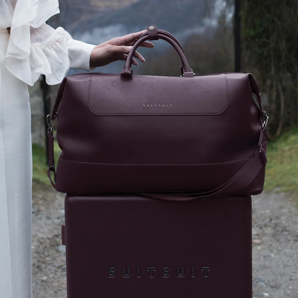 Suitsuit Mystique weekendtas 16 inch cherry lacquer bij Duifhuizen
