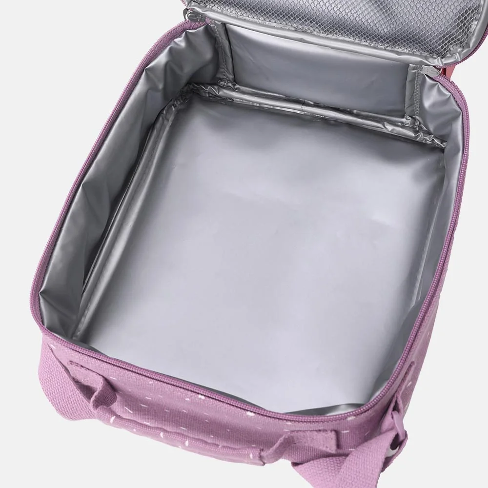 Trixie Mrs. Peacock thermische lunchtas paars bij Duifhuizen