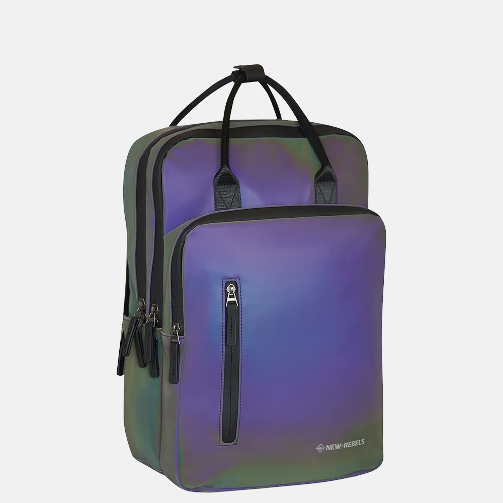 New Rebels Milwaukee rugzak 15.6 inch twee toon reflectie bij Duifhuizen