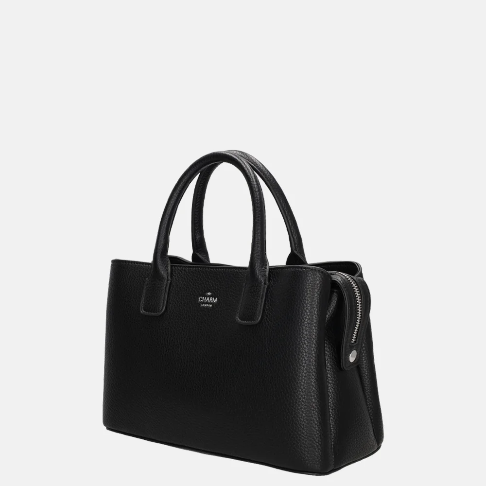 Charm London Muggiano handtas M zwart bij Duifhuizen