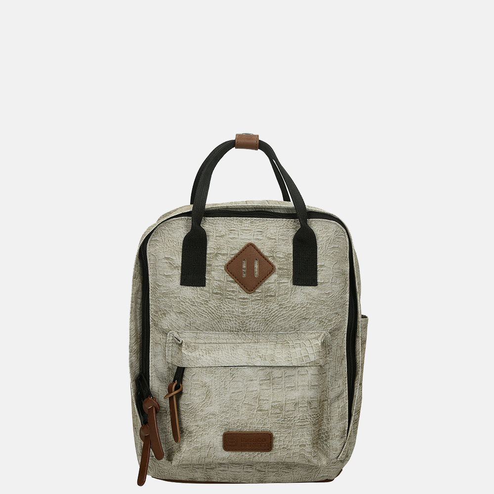 Enrico Benetti Londen kinderrugzak S crocodile grey