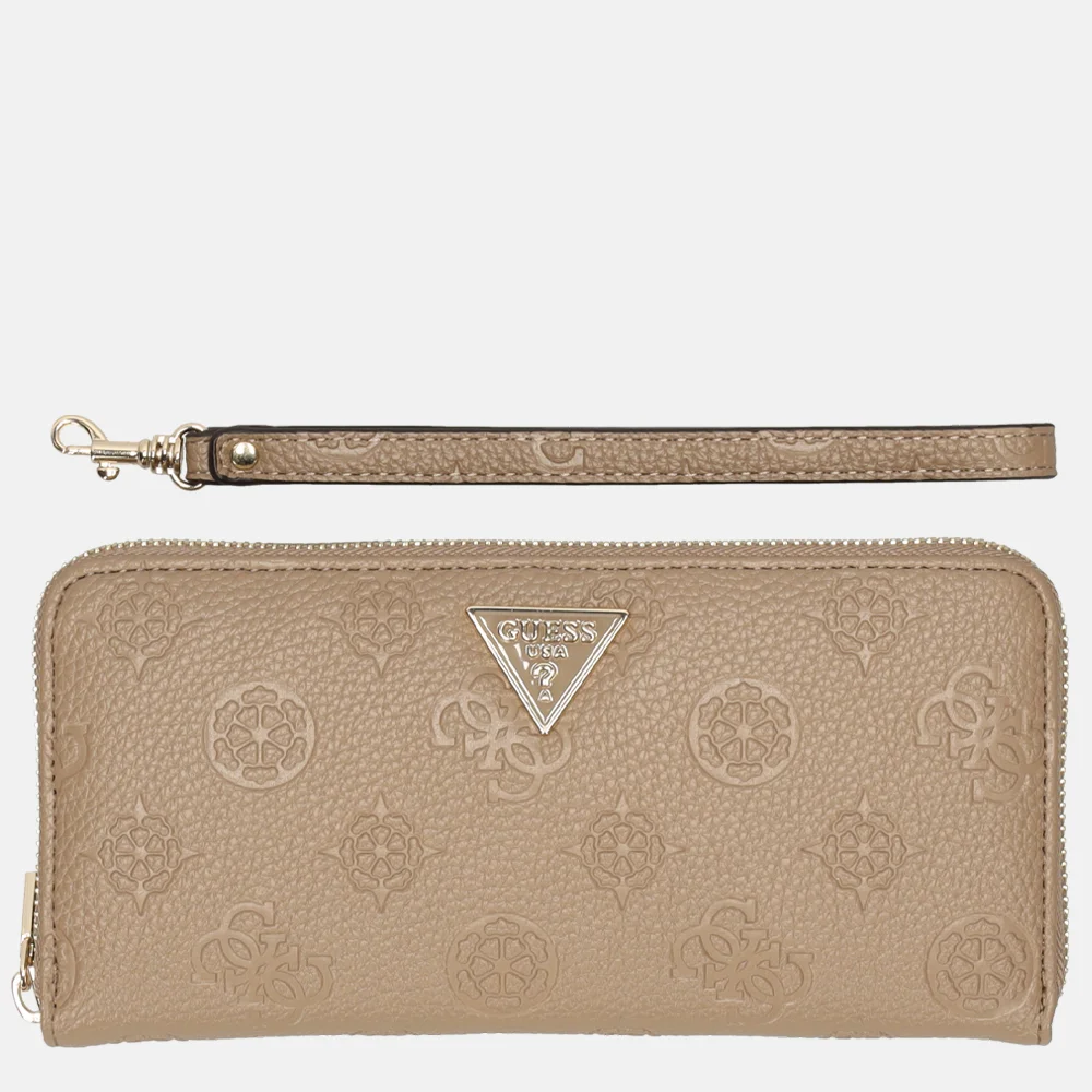 Porte-Monnaie Biker En Cuir De Buffle Avec Chaîne Métallique Et Tête De