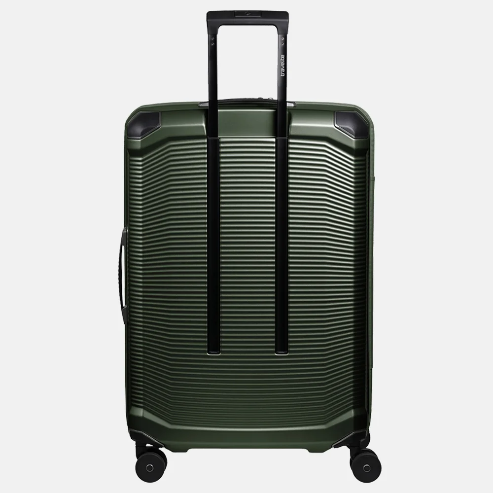 Travelite Millennium reiskoffer 76 cm pine green bij Duifhuizen